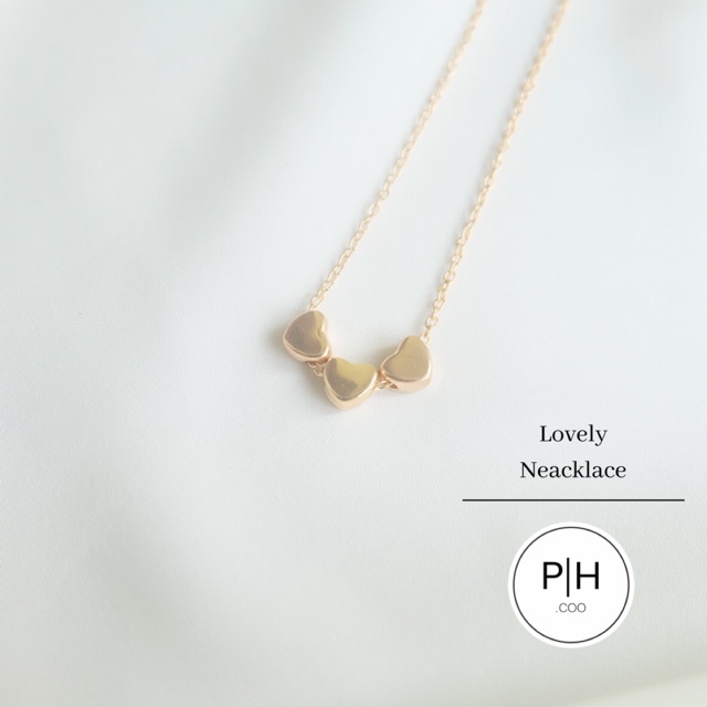 Neacklace lovely/kalung import/korea