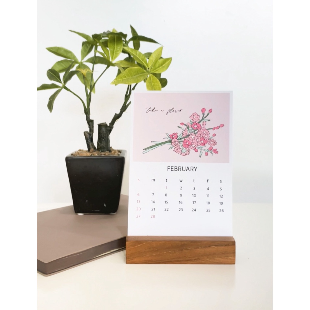 

Ready Kalender 2022 free dudukan kayu / Kalendar Aesthetic / Kalendar Korea