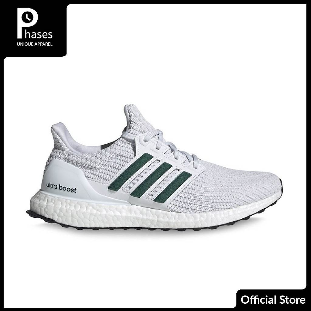 Adidas Ultraboost 4.0 DNA White Dark Green Original Import