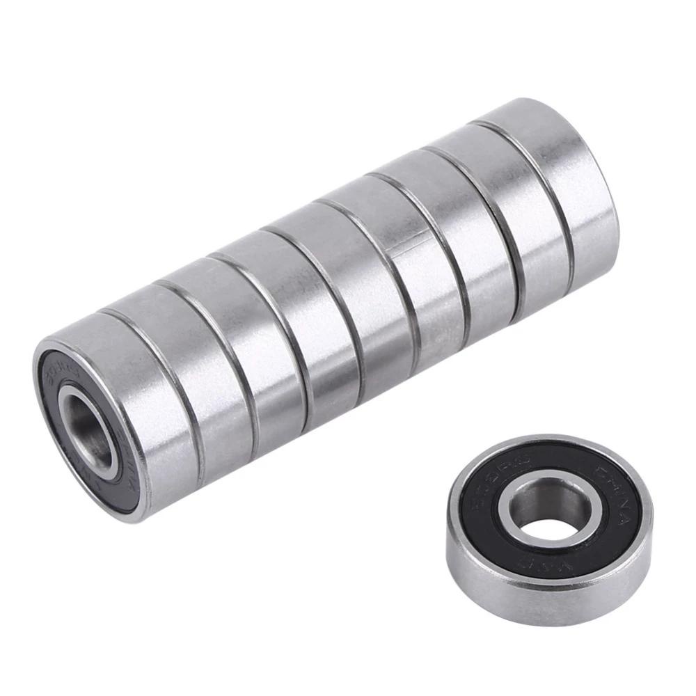 Lanfy Ball Bearing 10Pcs 608RS Alur Dalam 608-2RS