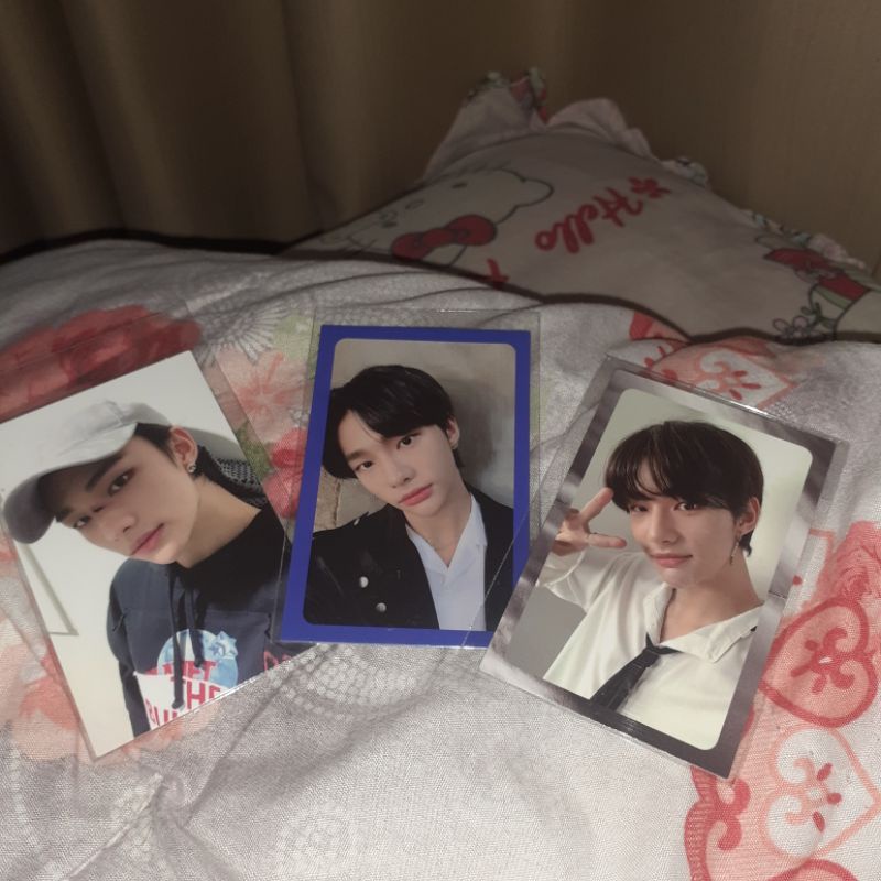 PC Photocard Hyunjin Levanter Blue Border, Silver Border, Selca