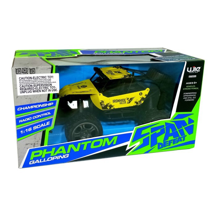 MAINAN ANAK - REMOTE CONTROL PHANTOM GALLOPING RC IRONHIDE KILLER 1:16 BY AGEN MAINAN - AM 0751