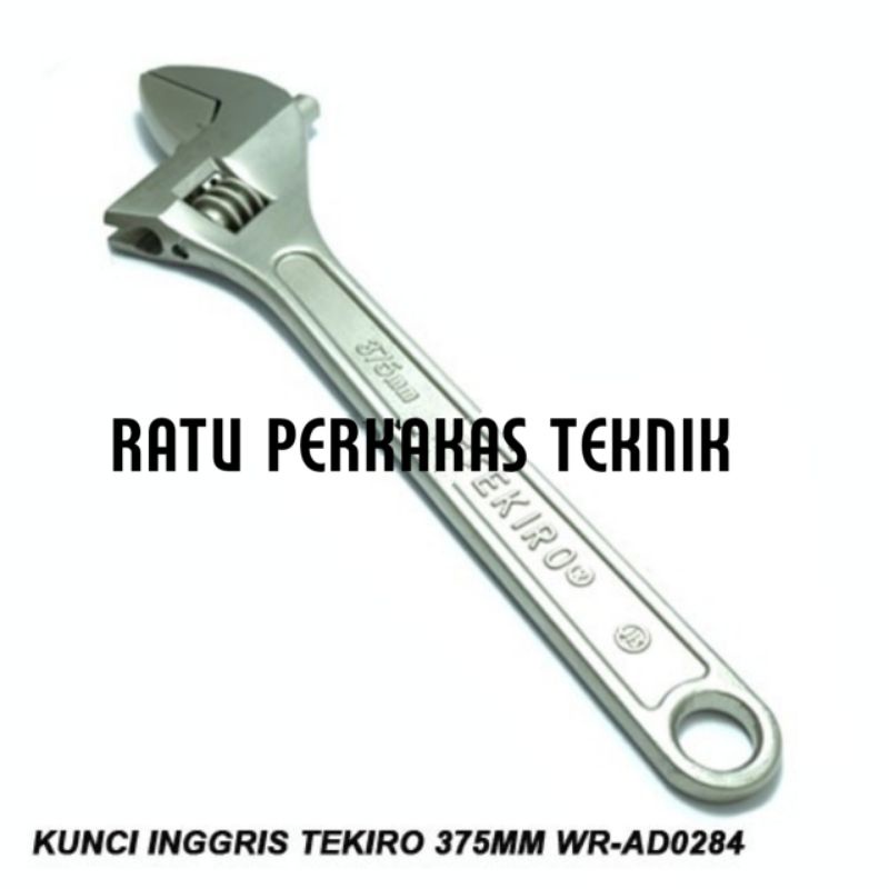 Tekiro Kunci Inggris 15 inch Original Adjustable Wrench Chrome 15" WR-AD1963 Besar Panjang 15 inci