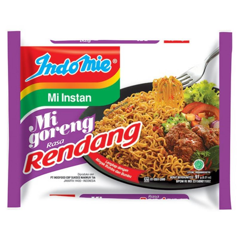 Indomie Goreng Rasa Rendang