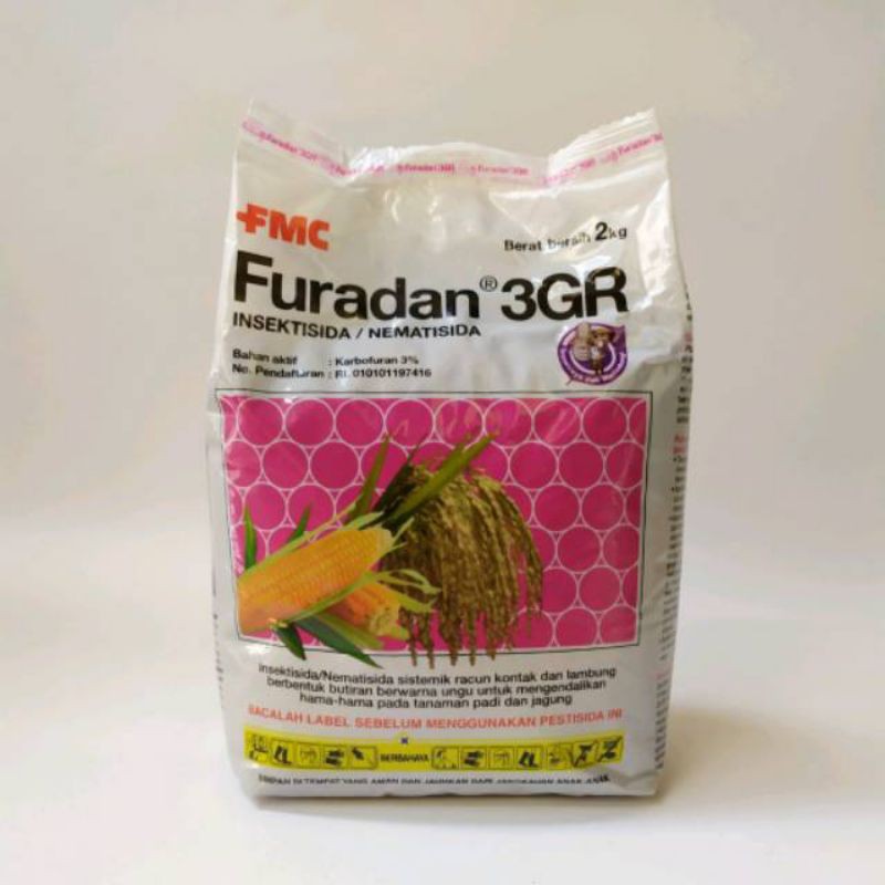 Furadan 3GR pembasmi hama insektisida nematisida kemasan ekonomis repack 100 gram