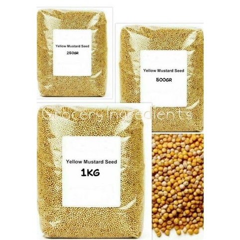 

Yellow Mustard Seeds / Biji Sawi - 100Gr