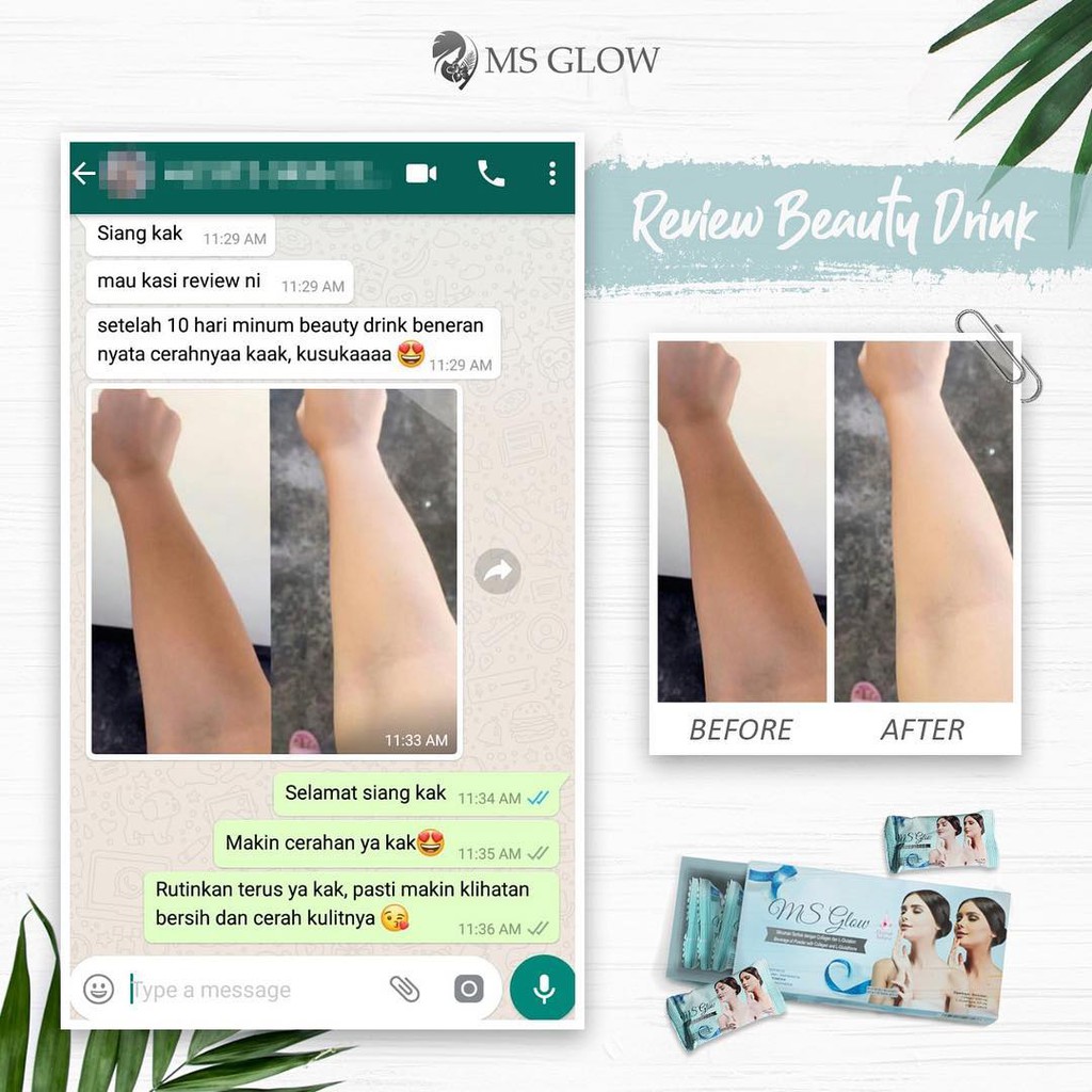 Glass Skin Ms Glow Collagen Drink Ms Glow Glutha Drink Minuman Kesehatan Dan Pemutih Kulit Bpom Indonesia