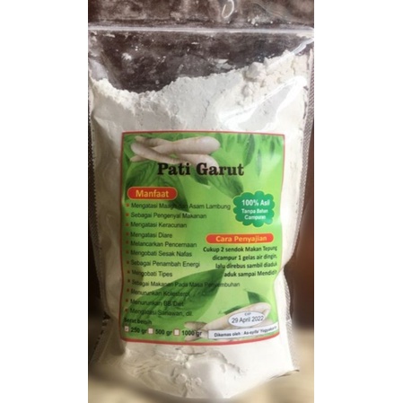 

Tepung Pati Garut 250 Gram