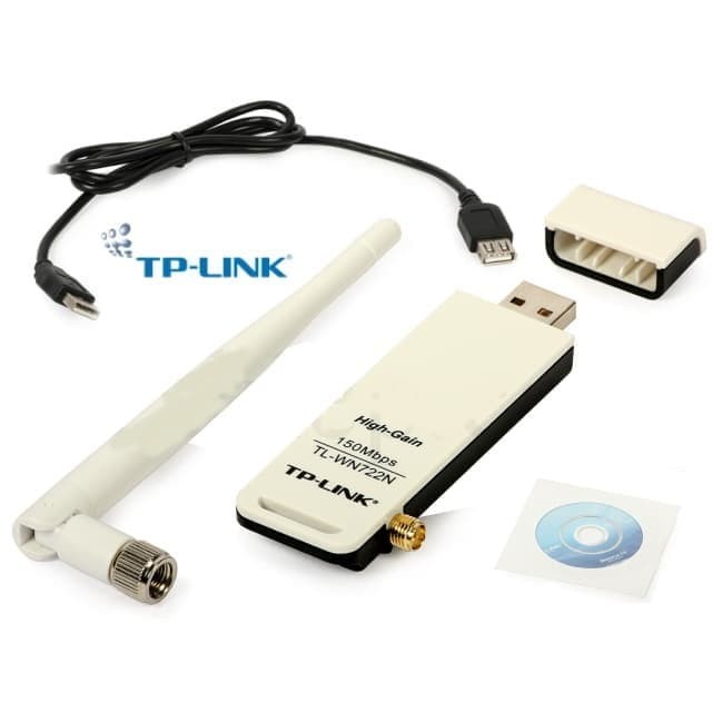 USB WIFI Tp-Link TLWN722N 150Mbps Antena (penangkap signal wifi)