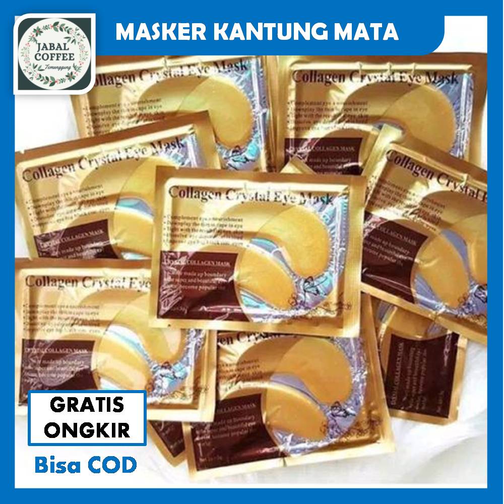 Masker Mata Emas / Eye Bag Mask Eyemasker / Masker Mata Collagen Crystal Gold / Gold Collagen J123