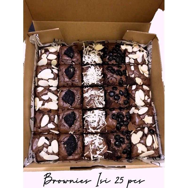 

(Discount 10rb) Promo Brownies fudgy isi 25