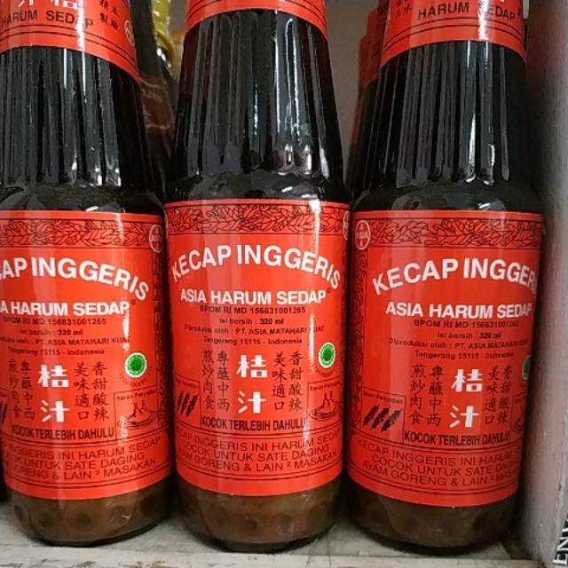 

Kecap inggris harum sedap 320 ml