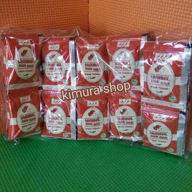 

Dijual Hot Produk 50 Sachet Sambal Bawang Naknan (Enak Tenan) Pedas Terlaris Terlaris