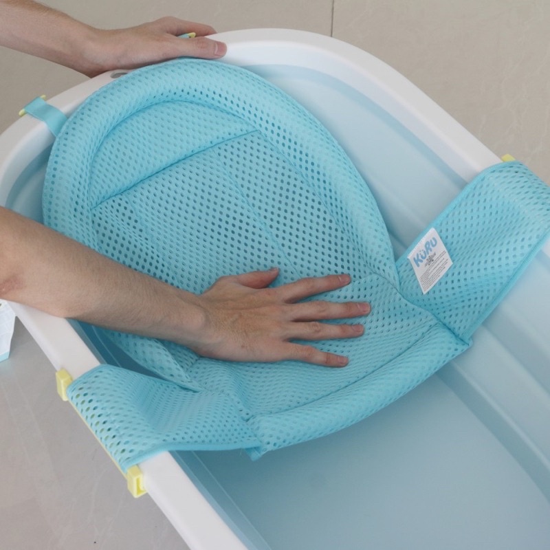 Kuru Baby Bath Helper Net Jaring Bak Mandi Bayi Baru Lahir Newborn Kit Bisa Semua Bak Mandi