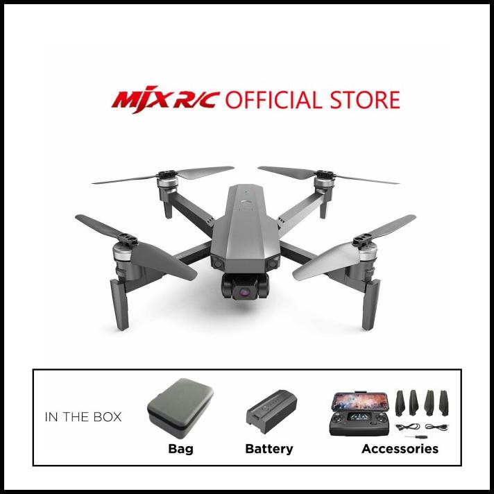 Mjx Rc Drone Bugs 16 Pro 3-Axis Gimbal 4K Camera Foldable Drone