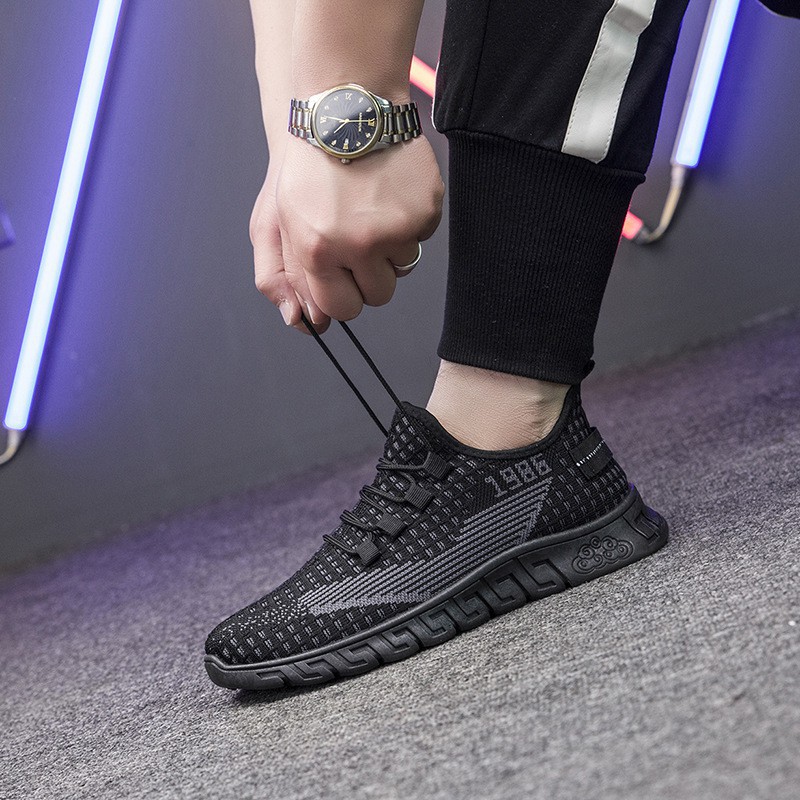 Mainland Sepatu Pria Casual Sneakers Sepatu Sekolah Air Mesh Import Running Shoes MR116