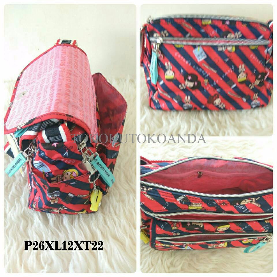 TAS SELEMPANG HARAJUKU LOVERS 7RUANG