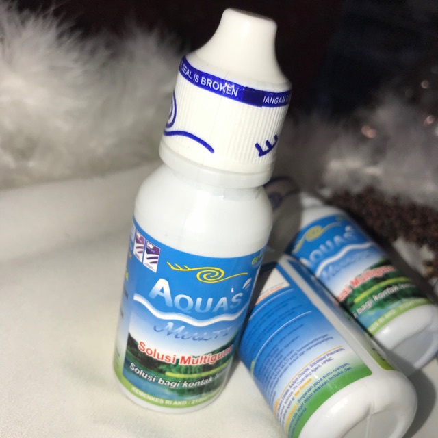 Aquas 60ml Air Softlens / Cairan Pembersih Softlen MPS Cairan Mata Soflens