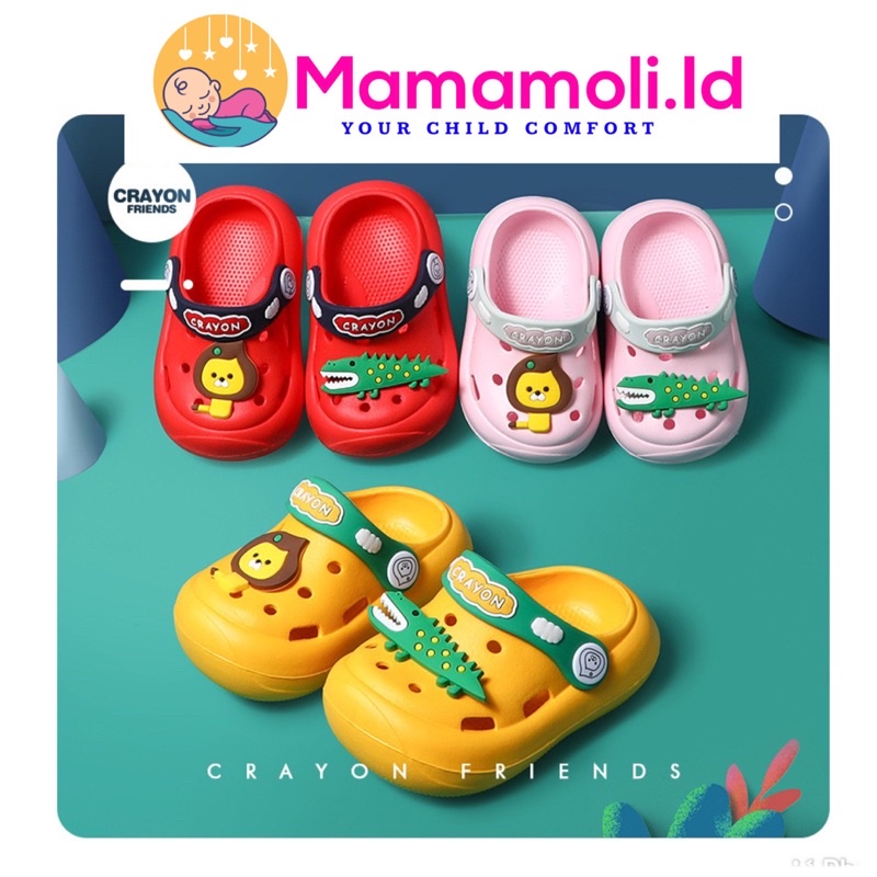 Sendal crocs Anak / Sandal Karet Anak Laki Laki Perempuan / Sandal Slip On anak Model Crocs / Sandal Anak Anak / Sandal Sepatu AnaK Balita / Sepatu Sandal Anak Lucu EVA Non Slip Ringan Kualita Premium/ Sendal Anak Laki Laki/ Sandal Anak Perempuan Kait