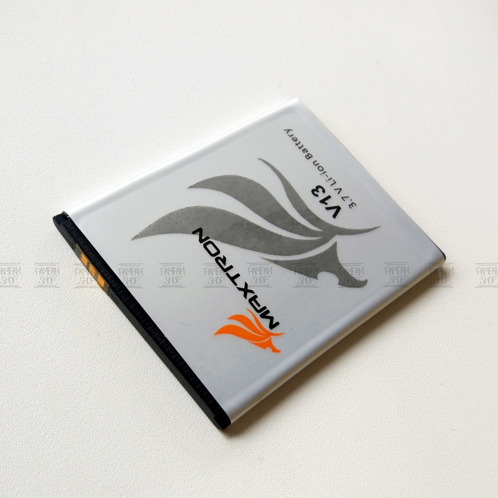 Baterai Maxtron V13 Double Power Batre Batrai Battery HP V 13 Handphone