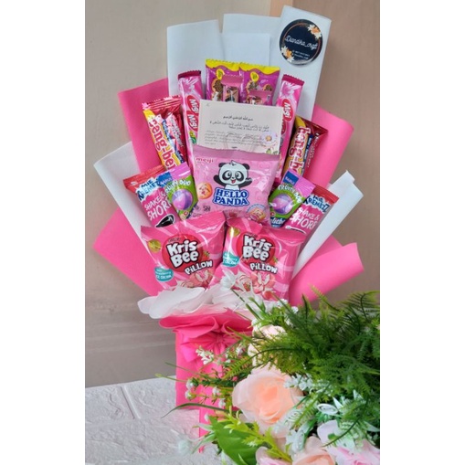 

buket snack varian pink