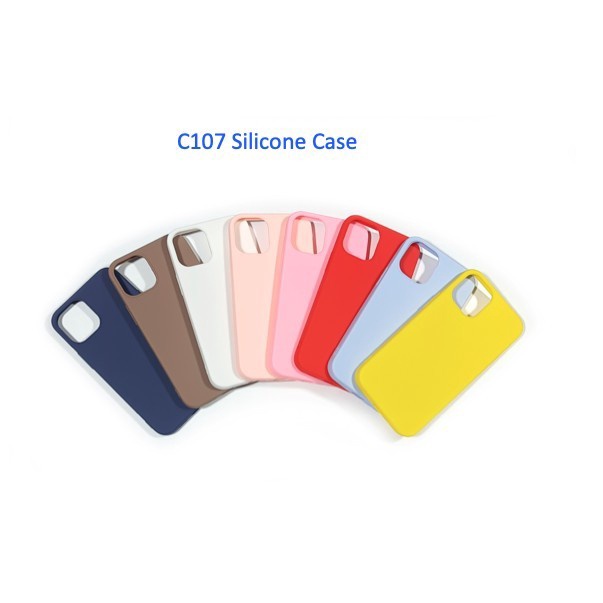 C107 Iphone 13 Mini 13 Pro Max Colourful Ultrathin Silicone Matte Case