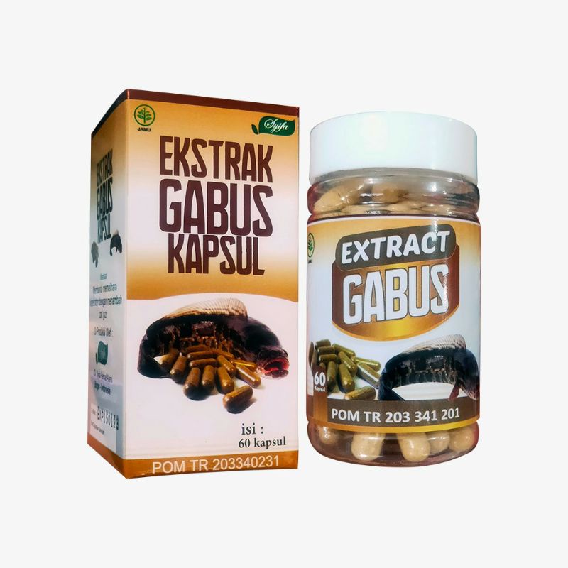 

Kapsul Extra Ikan Gabus 60kps Syifa