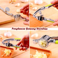 Penghancur Bawang Stainless (Menghancurkan bawang dengan cepat) NEW