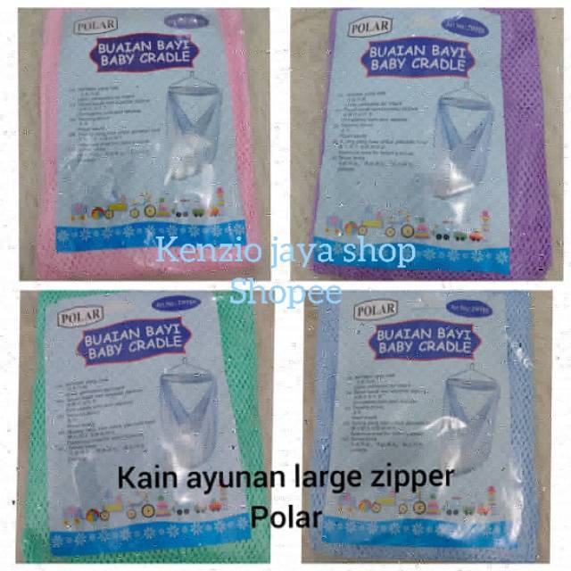 Kain ayunan polar large zipper