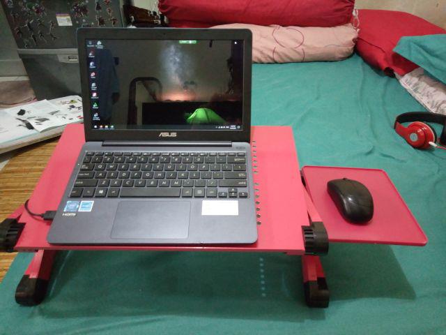 GROSIR Meja  Laptop  Lipat  Portable  Stand  Aluminium  Cooler  