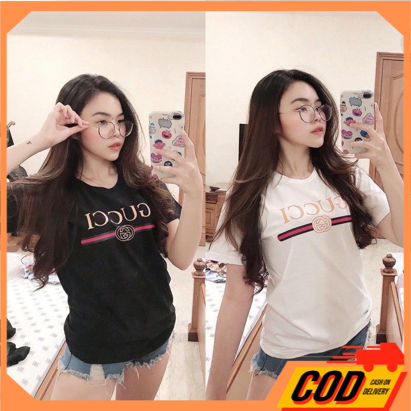 Kaos Wanita Premium Combed 30s / Baju Atasan Wanita - GUCCII