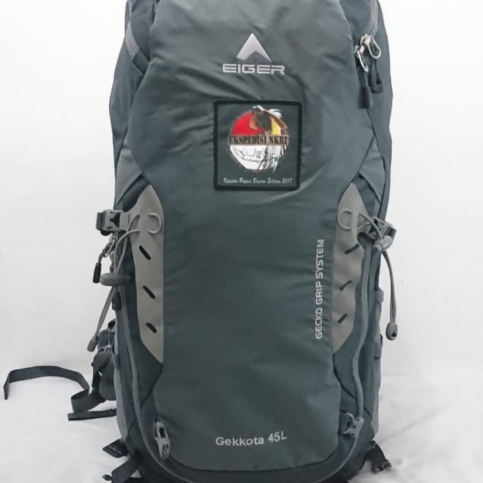 promo Eiger Gekkota 45L Ekspedisi NKRI - Hitam elegan