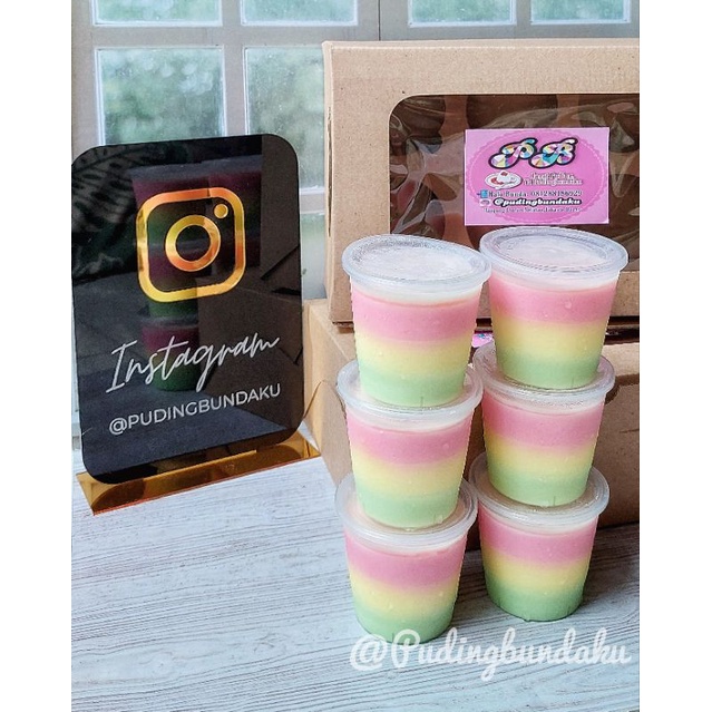 

Puding Rainbow 1 box (isi 6 Cup)