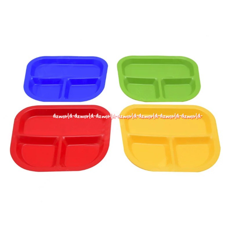 Arrow For Kids 4pcs Special Tray Piring Makan Plastik Untuk Anak Anak Arow