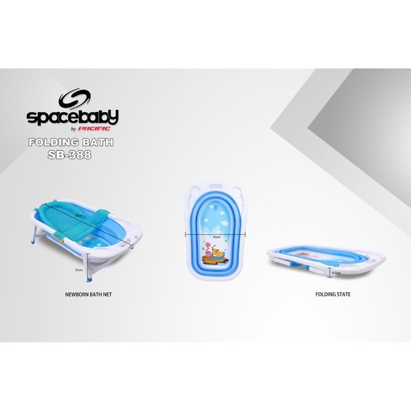 SPACE BABY  sb 388/ SB 322 folding bath tub / bak mandi lipat / bak mandi lipat