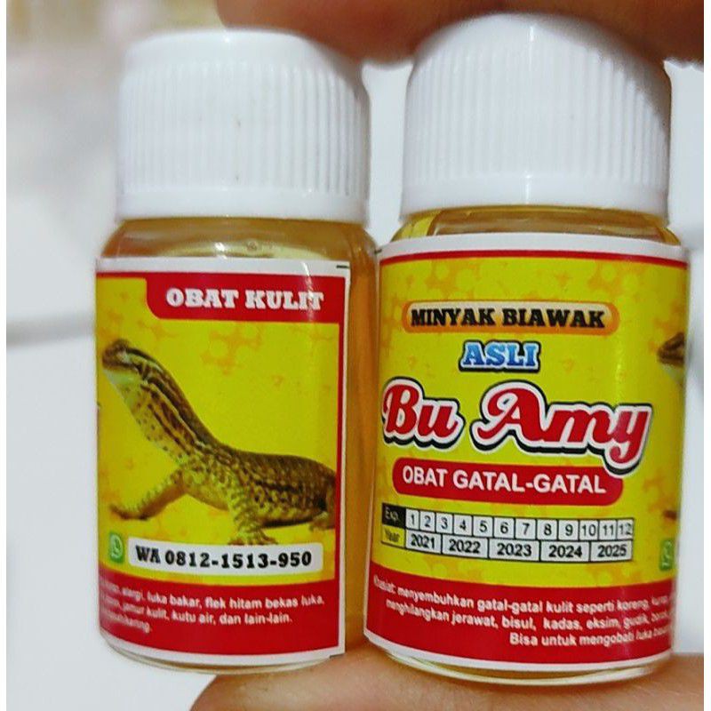 "BELI 5 FREE 1" Minyak Biawak ASLI Bu Amy 100% ORI / berkualitas 10 ML