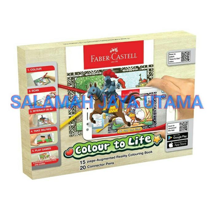 

Colour To Life + Connector Pen 20 Warna Faber Castell Slmh5 Kualitas Baik
