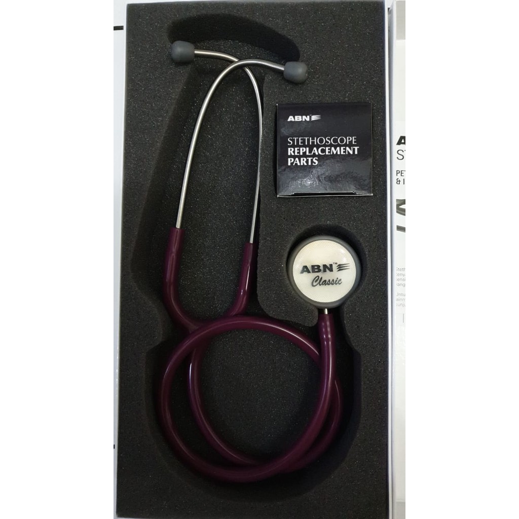 berkahshopss - stethoscope abn classic adult - stetoskop klasik dewasa