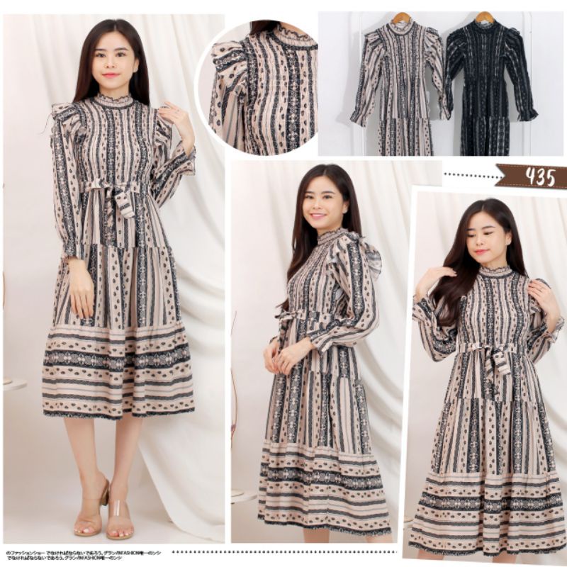 LONG TUNIK SMOKE ANDIN TRIBAL ETNIK FREYA
