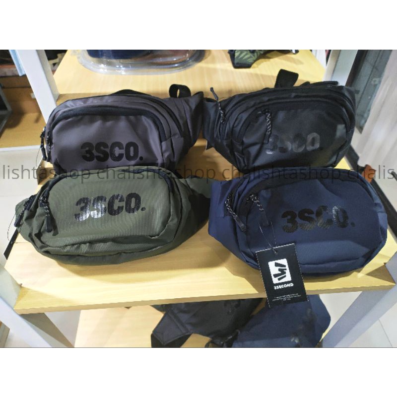 Waistbag 3SECOND ORIGINAL Waistbag Pria - Font Logo