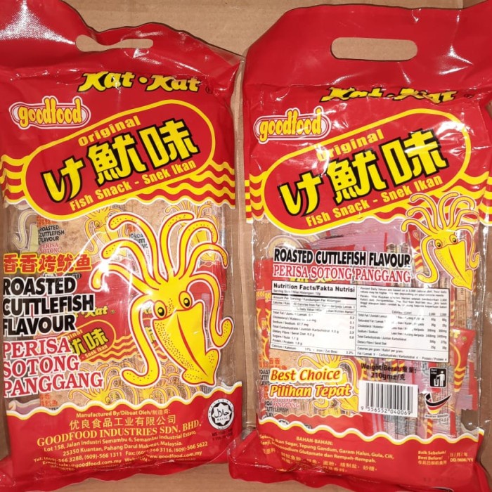 

⭐ COD ⭐ SOTONG PANGGANG / GOOD FOOD FISH SNACK KAT-KAT / CEMILAN MANTAP
