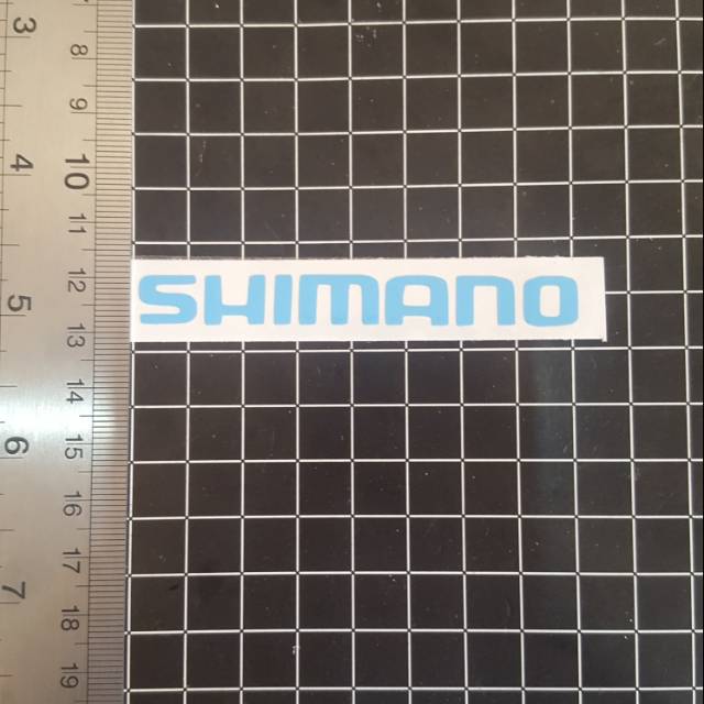Sticker - stiker pancing shimano
