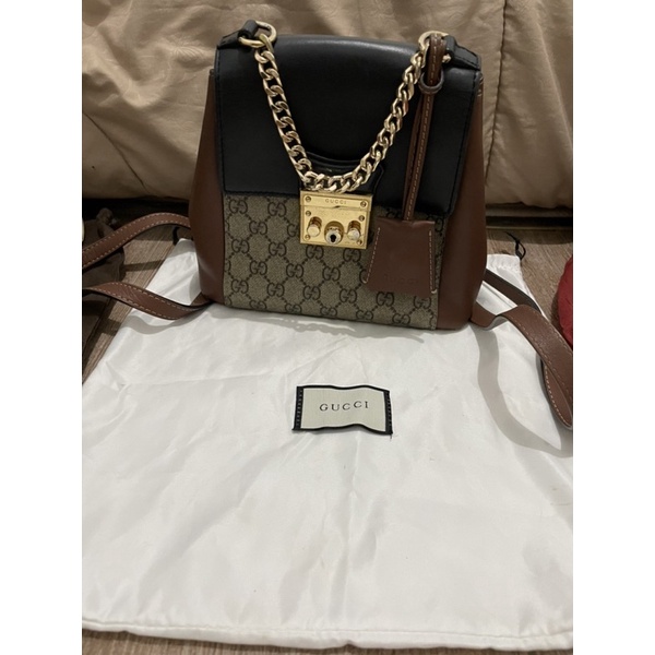 gucci padlock backpack mini mirror 1:1
