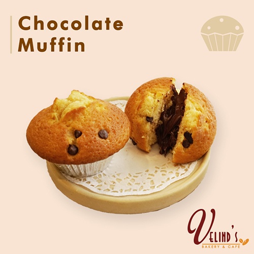 

Muffin/ Velind's Bakery/ Kue Muffin Cokelat/ Keju