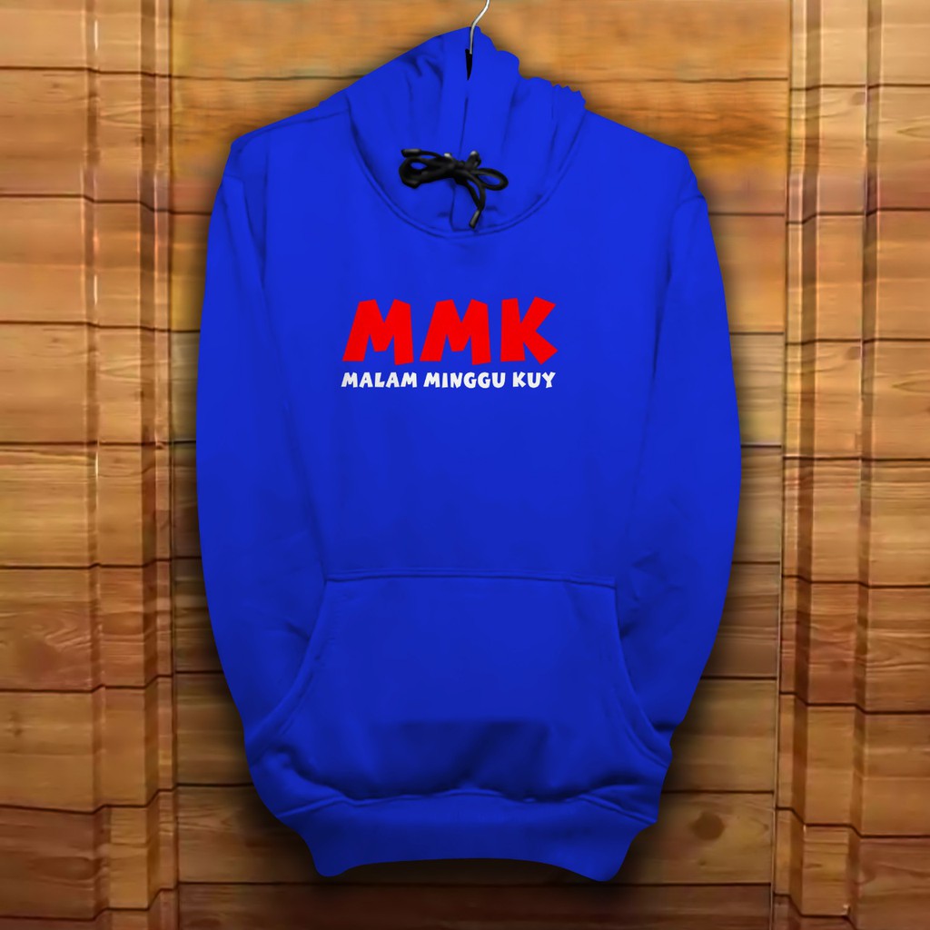 Hoodie Pria / Hodie Pria  / Jaket Pria / Sweater Hoodie MMK (MALAM MINGGU KUY) Bahan Fleece UK L-XL