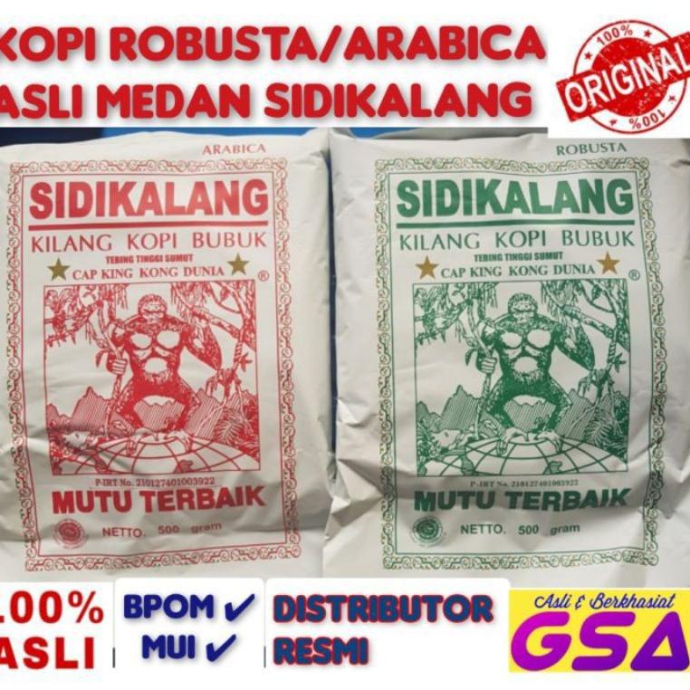 

Dijual ☆↑ Kopi Robusta Arabica ORIGINAL ASLI SIDIKALANG GSA KINGKONG | KOPI BUBUK HITAM 250G | Kopi