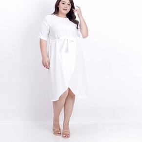 DRESS WANITA JUMBO BIGSIZE LD 120cm BAJU DRESS PESTA KERJA KANTOR PLUS OVER SIZE 031 XXL XXXL BAJU H