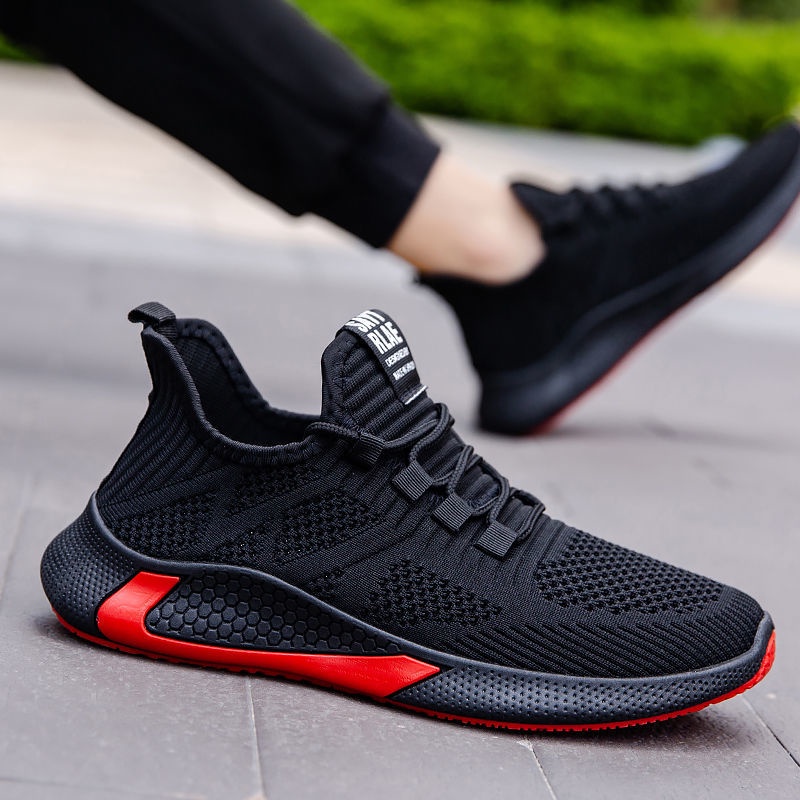 Nomad Sepatu Sneakers Pria Impor Rajut Casual Nyaman Viral Running Shoes Space S17