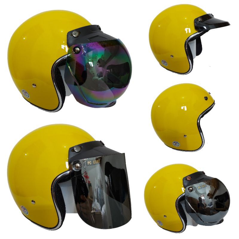 Helm GHM List Croom Kuning Gloss