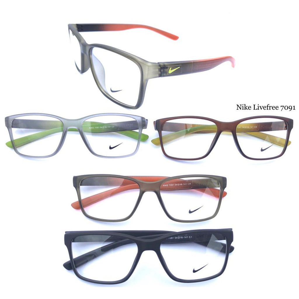 Frame Kacamata Nike Live free super pria 7091 Size 54-16-141